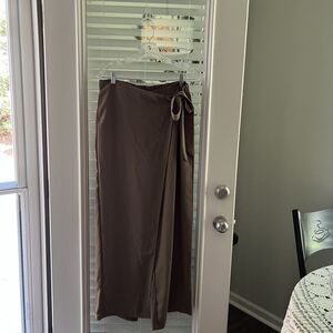 Halara Women’s Work Pants Large High Waisted Tie Side